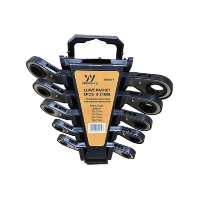 LLAVE RACHET 5PCS 6-21MM1