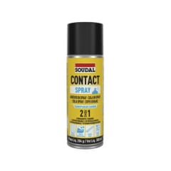 ADHESIVO SPRAY CONTACTO TRANSPARENTE TUBO AMARILLO