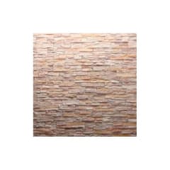 PIEDRA RECTANGULAR TUNGURAHUA CREMA OXIDADA CJ 0.25M2