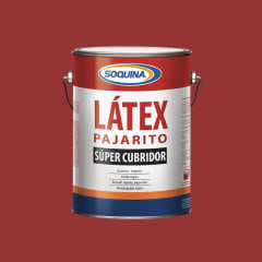 LATEX PAJARITO BERMELLON