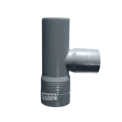 TEE PVC SAN 50X40 GRIS