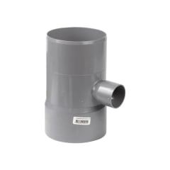 TEE PVC SAN D 110X40 GRIS CC