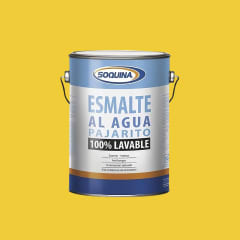 ESMALTE AL AGUA PAJARITO AMARILLO MEDITERRANEO 1GL