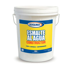 ESMALTE AL AGUA CONSTRUCTOR BLANCO/BASE BLANCA 4GL 21449230