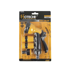 PISTOLA PULVERIZADORA HOTECHE 372004 JUEGO DE 4 PISTOLAS PULVERIZADORAS8 PATRONES INCLUYEN:CENTRO.