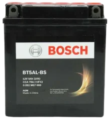 BATERIA BOSCH 12V 005 AH 070 CCA POSITIVO DERECHA AGM