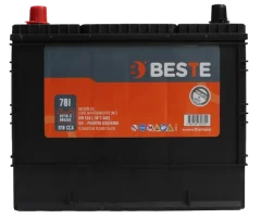 BATERIA BESTE 12V 070 AH 610 CCA POSITIVO DERECHO BORNE ESTANDAR