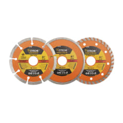 JGO DE DISCO DE CORTE 3PCS DIAMANTADO 4-1/2 115MM 570901
