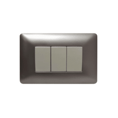 INTERRUPTOR TRIPLE CHAMPAGNE STANFORD 3913