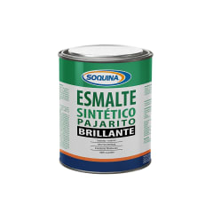 PINTURA ESMALTE SINTETICO PAJARITO COLOR BLANCO 1/4 GL