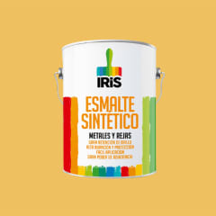 PINTURA ESMALTE SINTETICO COLOR AMARILLO GIRASOL 1GL MARCA IRIS