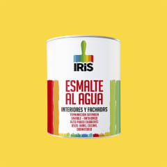 PINTURA ESMALTE SINTETICO COLOR AMARILLO ORO 1/4 GL MARCA IRIS