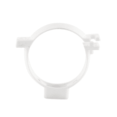 ABRAZADERA PVC BLANCO PARA TUBO BAJADA