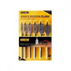 BROCA MADERA PLANA 6PCS BCM601