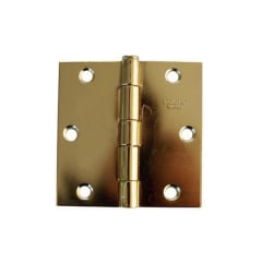 BISAGRA CUADRADA 3.5'' X 3.5'' DORADA BIC035