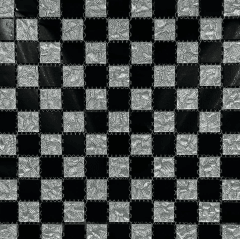 LAMINA 30X30 ALUMINIO NEGRO Y BLANCO CAC7002