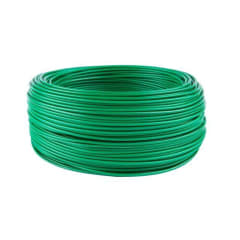 CABLE LIBRE HALOGENO 4MM COLOR VERDE ROLLO 100MTS
