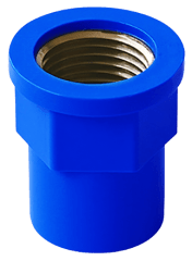 CONECTOR U-PVC ROSCA COBRE HEMBRA 25MMX3/4 FORZZA