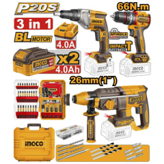 KIT COMBINADO INALAMBRICO DE 3 PZAS 2 PCS COSLI250591