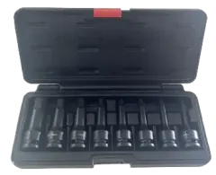 JUEGO BIT IMPACTO HEXAGONAL DR 1/2'' 8PCS 5-17MM UYU-TAIWAN DAH801