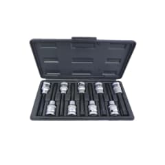 JUEGO BIT HEXAGONAL 9PCS DR 1/2'' LARGO 4-14MM UYU-TAIWAN