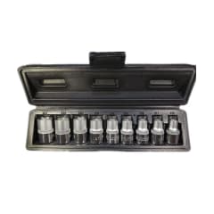 JUEGO DADO TORX 9PCS DR 1/2PUL E10-E24 UYU-AIWAN DAX903
