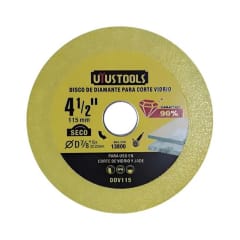 DISCO DE DIAMANTE DE 115MM PARA CORTE VIDRIO UYU DDV115