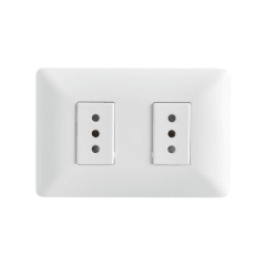 ENCHUFE DOBLE BLANCO 2917