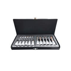 JGO DE DADOS 1/4 Y 1/2 18PCS HOTECHE