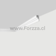 MOLDURA PARA CORNISA DE POLIESTIRENO F 35MMX35MMX2MTS