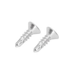 TORNILLO DE PERFORACION DE CABEZA PLANA 6X1/2 C/1000UN FORZZA . .