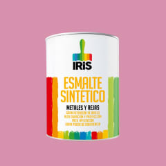 ESMALTE AL AGUA IRIS ROSADO 1/4GL