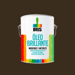 PINTURA OLEO BBRILLANTE CAFE 1GL IRIS