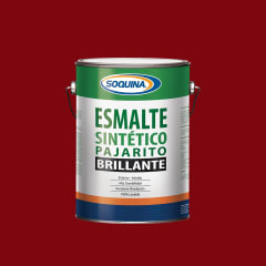 ESMALTE SINTETICO BERMELLON PAJARITO 1LT SOQUINA