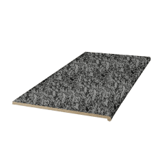 CUBIERTA POSTFORMADA MESON CON RESPALDO 180 GRIS PERLA 18MM 50X100CM