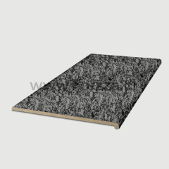 CUBIERTA POST-FORMADA MESÓN SIN RESPALDO DE 180 GRADOS GRIS PERLA 100X50X18MM