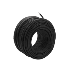 ALAMBRE DE COBRE AISLADO 2.5MM COLOR NEGRO ROLLO 100MTS