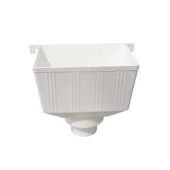 BAJADA DE CANALETA PVC BLANCO 110MM