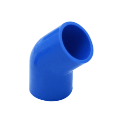 CODO 45 U-PVC AZUL 50MM FORZZA