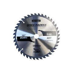 DISCO DE CORTE D/MADERA 10X40T UYUSTOOLS DMA410