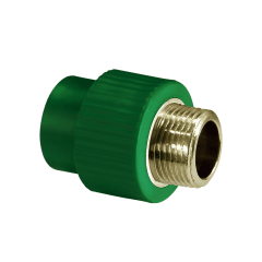 CONECTOR MACHO PARA TUBERIA DE AGUA PP-R 25MMX3/4 FORZZA