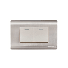 INTERRUPTOR EMPO. DOBLE 16A ACERO-INOX CURVA UYUSTOOLS