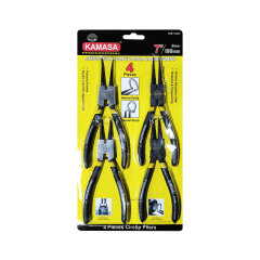 JGO. DE ALICATES SACA SEGURO 4PCS KAMASA