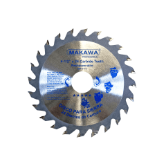 DISCO SIERRA MADERA? MARCA:MAKAWA? MODELO:MK-0170? TIPO:4.5 X7/8 X24T