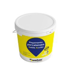 PEGAMENTO PORCELANATO DOBLE ACCIÓN EN PASTA DA 25KG WEBER