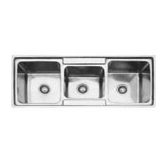 LAVAPLATOS 1160X480X200 0.6MM TRIPLE EMBUTIDO