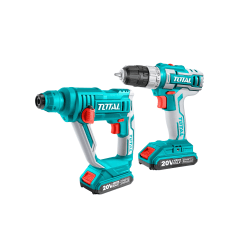 KIT TALADRO ROTOMARTILLO TOTAL TCKLI2008