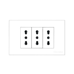 TOMACORRIENTE EMPO. TRIPLE 16A PC-BLANCA UYUSTOOLS