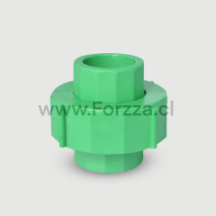 UNION MACHO METALICA P/TUBERIA DE AGUA PPR 1*32MM