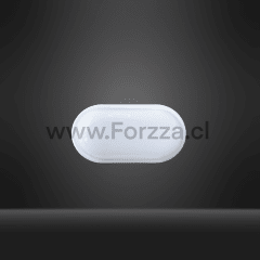 FOCO LED OVALADO PLASTICO BLANCO 15W